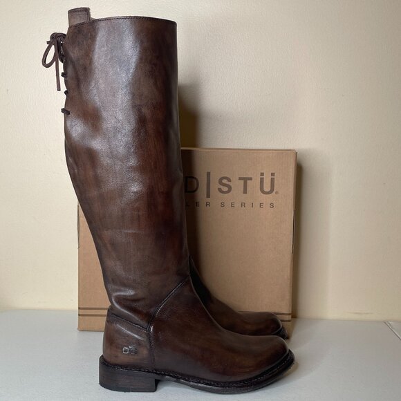 BED STU Manchester Distressed Leather Riding Boots BEDSTU Size 8 - Picture 3 of 16